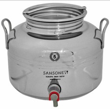 CONTENITORE FUSTO OLIO ACCIAIO