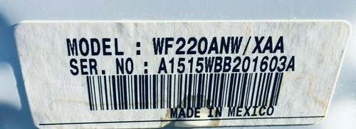 Samsung washer model not - he,