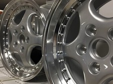 4 Keskin KT2 argento 8,5/9,5x18 Porsche 911 964 Turbo 944 928 996C2 986