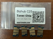 4 x Ricarica chip toner reset