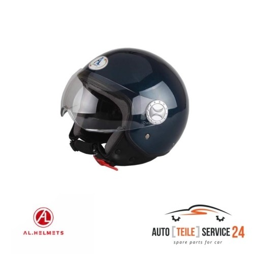 Casco demi jet - casco, blu