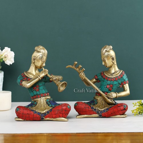 Statua gruppo musicale tribale - gruppo,