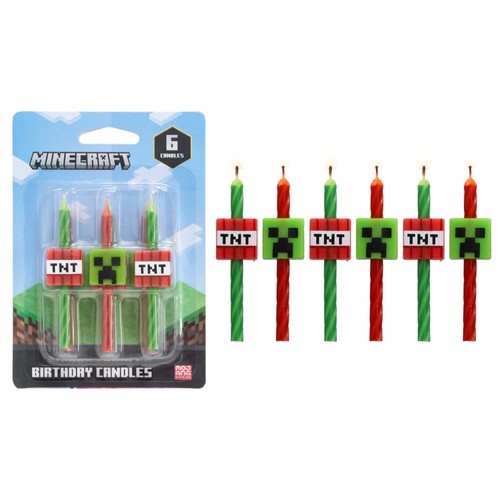 Candele compleanno minecraft - candele,