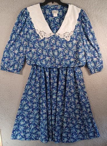 Abito donna blu - , floreale