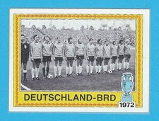 FIGURINA CALCIATORI PANINI EUROPA 80 - RECUPERO - N.17 DEUTSCHLAND BRD 1972