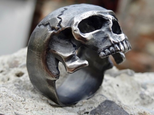 Nuovo anello teschio - , uomo