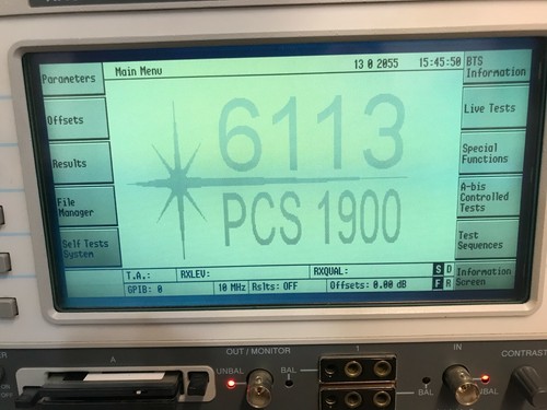 Racal 6113 set test - di,