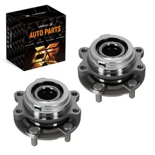 Pair Front Wheel Hub & Bearing