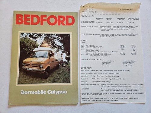 Bedford cf250 dormobile - bedford,