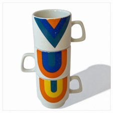 Set 3 Tazzine Caffè Ceramica