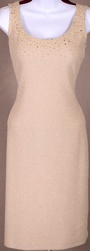 John women knit tan - st,
