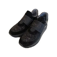 Slipon donna liu jo nere brillanti - numero 37- nuove nella loro confezione