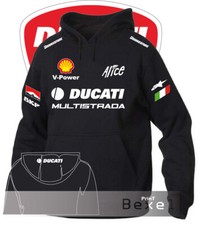 FELPA CAPPUCCIO PRINTED DUCATI MULTISTRADA MOTO GP SPORT TEAM ITALIA  COL. N