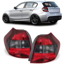 Fanali posteriori rosso nero fumo destro sinistro,per BMW Serie 1 E81 E87 04-07