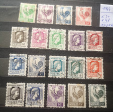 Francia Stamp Yvert 630/648 "