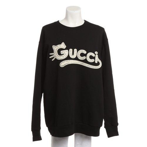 Felpa gucci nera bianca - m,
