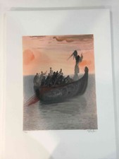 Salvador Dali Litografia off set cm 50x70 Firma su lastra con certificato