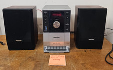 Philips Micro System MCM204 Lettore CD/cassette RADIO + altoparlanti senza telecomando