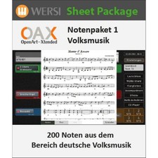 Wersi OAX pacchetto spartiti 1