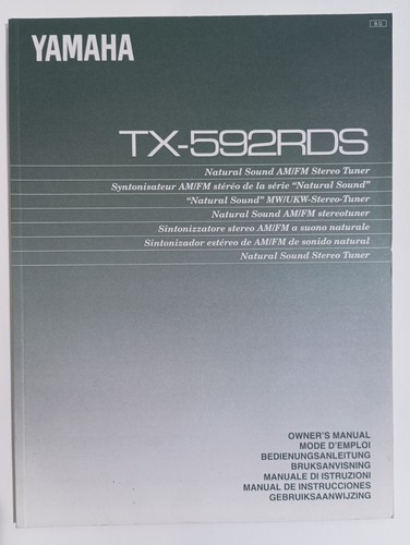 Manuale istruzioni yamaha - istruzioni,