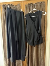 Tuta e top donna Zara nero