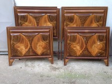 ANTICHI LETTI SPONDE IN FERRO DISEGNATO SINGOLI MATRIMONIALE ARREDAMENTO ANTICO