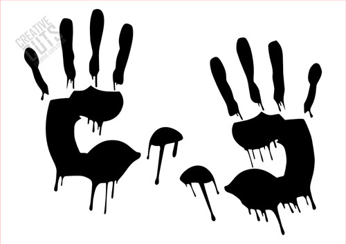 Stencil gocciolante stampa - , a