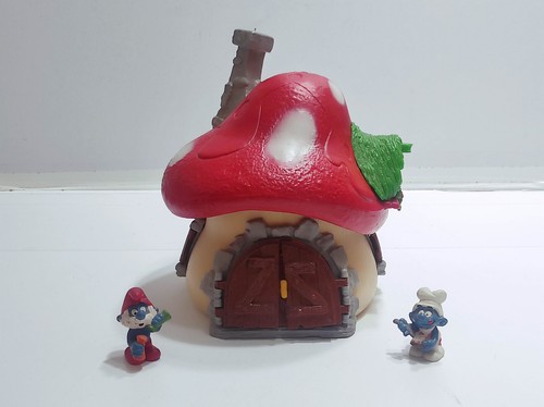 Casa dei puffi - dei, vintage