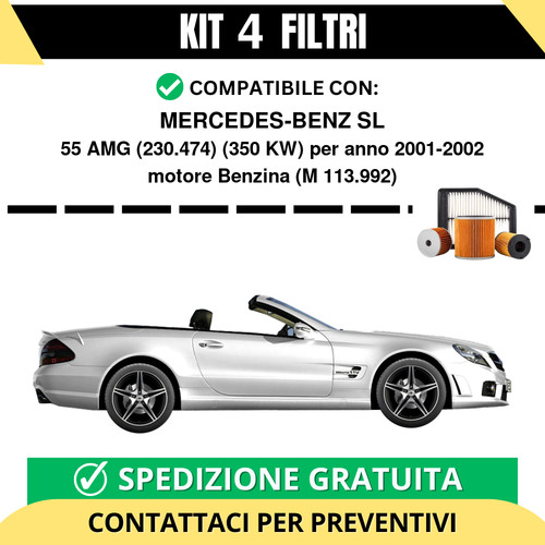 Kit filtri tagliando - kit,