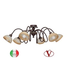 Lampadario a soffitto 6 vetri