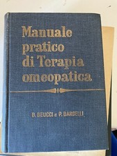 MANUALE PRATICO DI TERAPIA OMEOPATICA - BARBERA - 1962