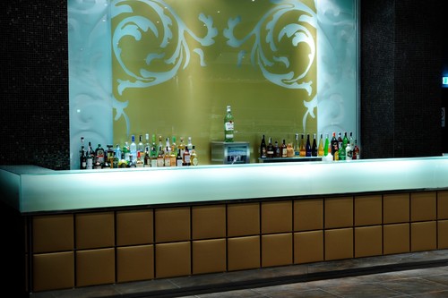 Bancone bar con retro - bancone,