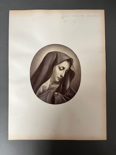Photo albumine contrecollée