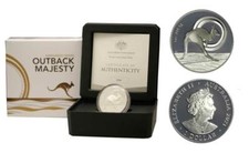 AUSTRALIA - 2021 - "Outback Majesty" - Moneta da 1 dollaro gr. 31,10 in ag. 999/