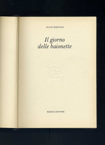 Bertoldi il giorno delle - ",