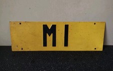 targa d'epoca MILANO gialla