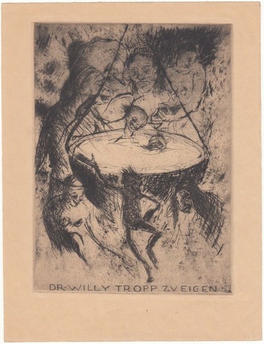 Exlibris bookplate incisione - exlibris,