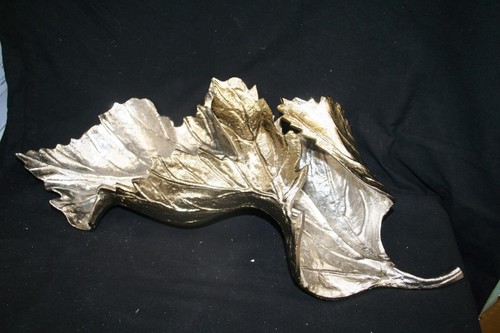 Centrotavola scultura foglia
