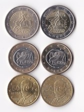 Grecia 2002 monete 2 1 - grecia,