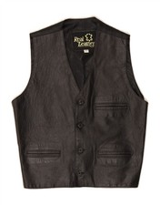 Gilet uomo pelle VINTAGE XS