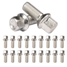 Kit 20 bulloni fissaggio ruota per MERCEDES CLASSE A cerchi lega acciaio M14x1,5