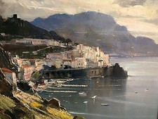 VINCENZO  APRILE OLIO SU TAVOLA 40X60 STREPITOSO COMPLETO DI CORNICE 