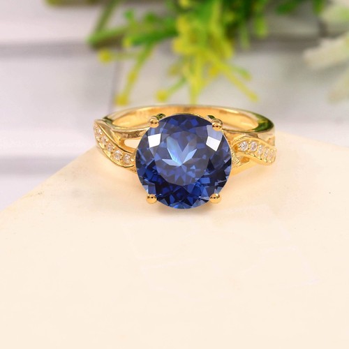 Anello zaffiro blu - anello,