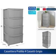 Cassettiera con (2 ruote