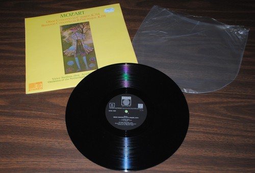 Mozart record oboe - mozart, lp