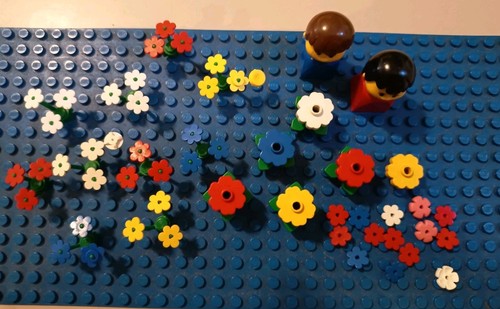 Lotto lego vintage fiori - lotto,