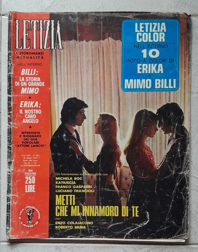 Fotoromanzo lancio letizia - lancio,