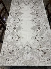 Tovaglia Antica ricamata a mano 235x162
