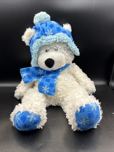 Hugfun orsacchiotto bianco - orsacchiotto, blu