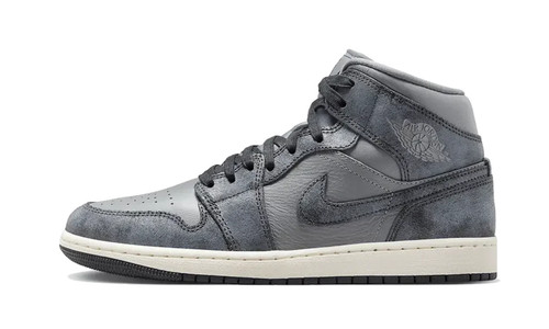 Jordan mid distressed smoke - 1,